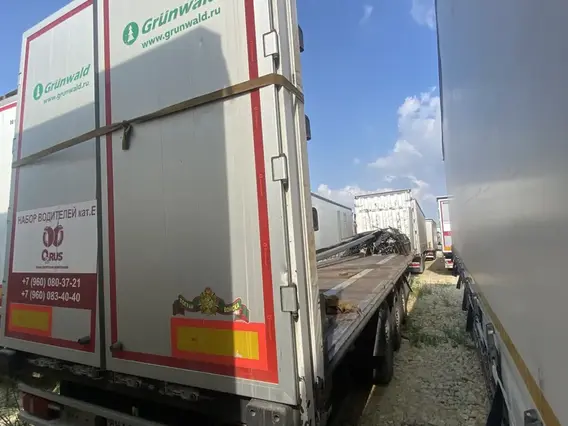 Грузовой полуприцеп общего назначения GRUNWALD 9453 2021 года б/у фото 6