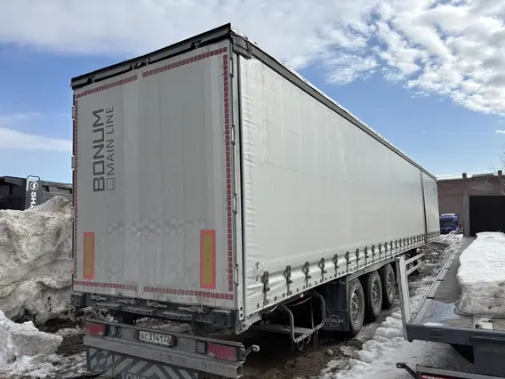 Тентованный полуприцеп Bonum 914296 2023 года б/у фото 8