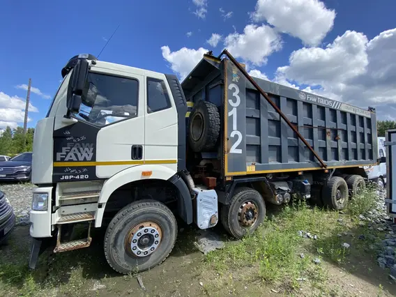 Самосвал FAW J6 2022 года б/у фото 4