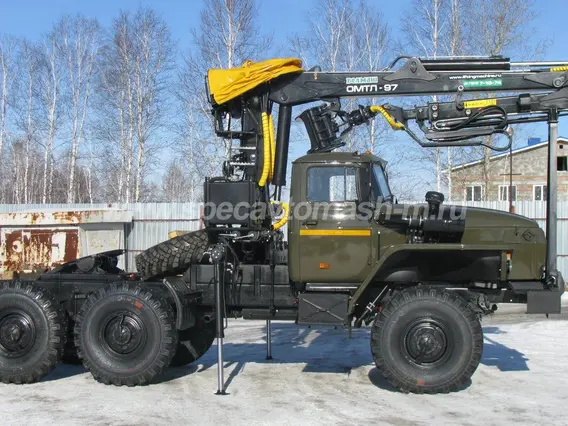 Тягач с КМУ Урал 4320  б/у