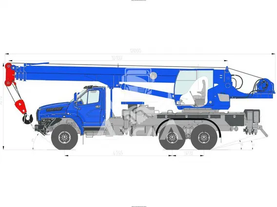 Автокран Урал 4320 2020 года новый