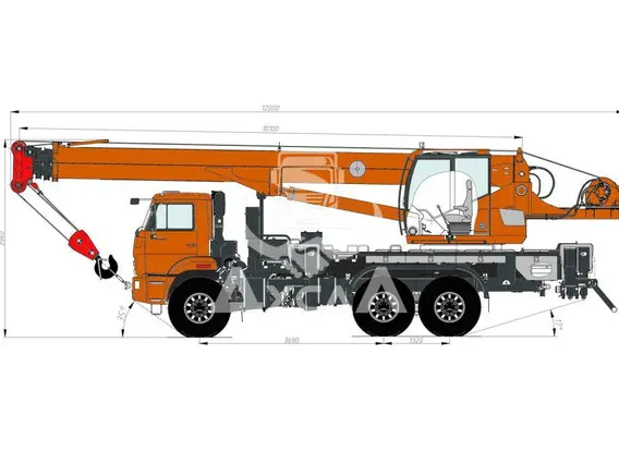 Автокран Камаз 43118 2020 года новый