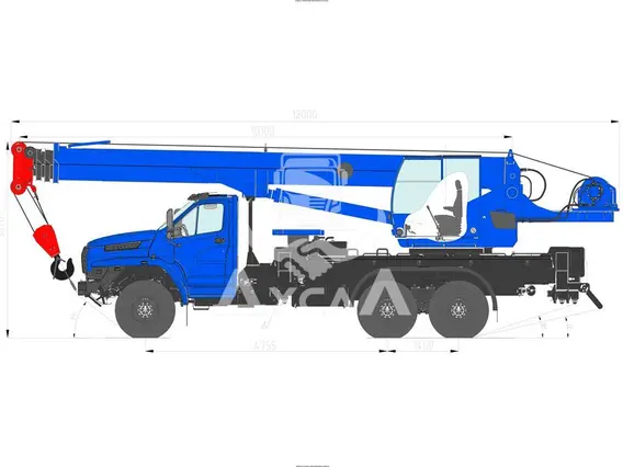 Автокран Урал 4320 NEXT 2020 года новый