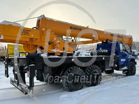 Автокран Урал NEXT 4320-72Е5 Ивановец КС-45717-2Р 2025 года новый фото 3