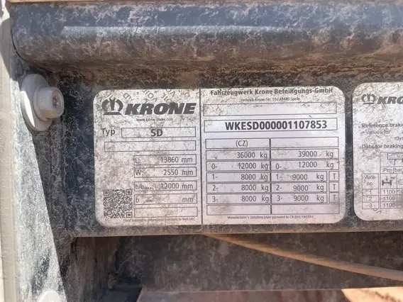 KRONE SD 2023 года б/у фото 17
