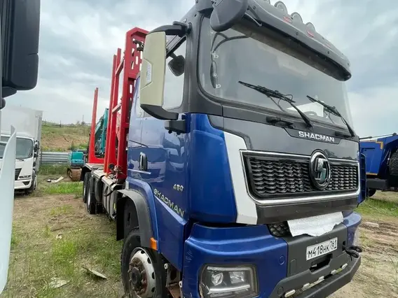 Сортиментовоз с КМУ Shacman SX32586T384C 2023 года б/у фото 4