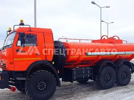 Бензовоз АЦ-8 на шасси КАМАЗ 5350-3061-66 (D5) (насос НЦС-50)  б/у