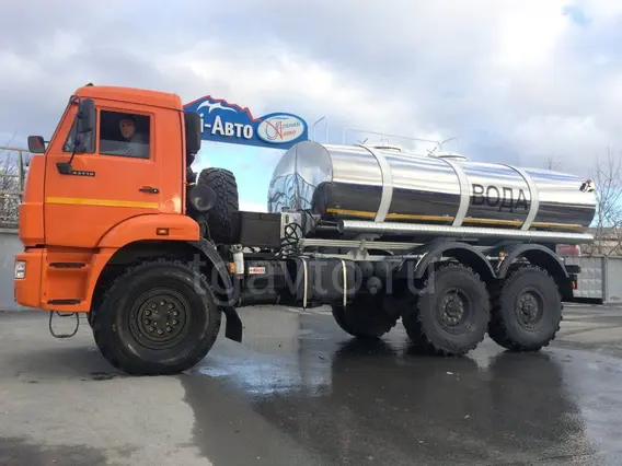 Пищевая автоцистерна АЦПТ Камаз 43118 б/у