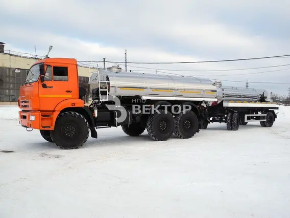 Пищевая автоцистерна АЦПТ Камаз 43118  б/у фото 5