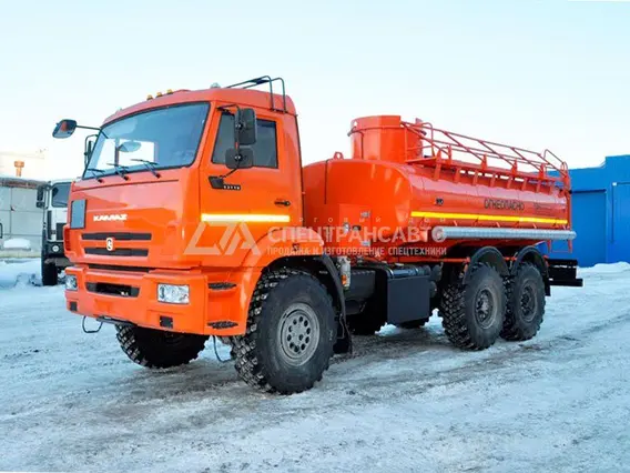 Автотопливозаправщик АТЗ-11 на шасси Камаз 43118-50 (насос НМШ 8-25 6,3/25)  б/у