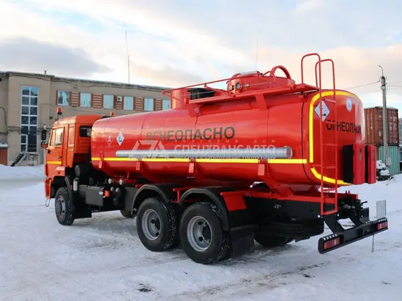 Автотопливозаправщик АТЗ-17 на шасси Камаз 65111-3960-50 (насос НМШ 8-25 6,3/25)  б/у