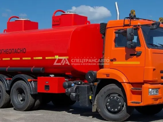 Автотопливозаправщик АТЗ-20 на шасси Камаз 6520-53 (насос НМШ 8-25 6,3/25)  б/у