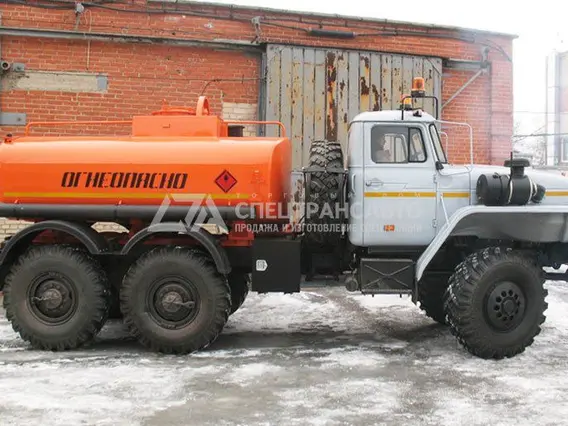 Автотопливозаправщик АТЗ-6,5 на шасси Урал 4320-60Е5 (насос НМШ 8-25 6,3/25) б/у