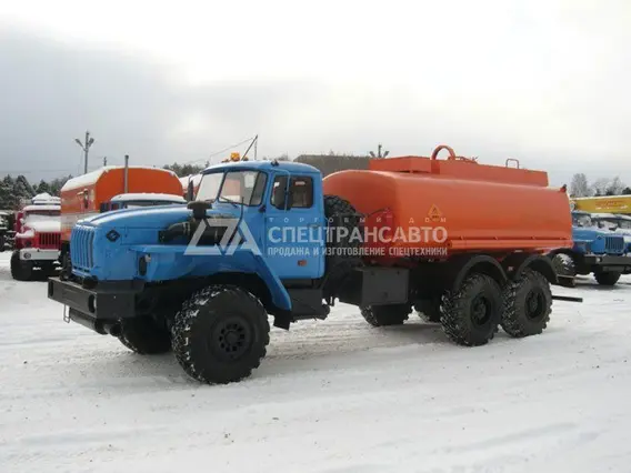 Автотопливозаправщик АТЗ-7,5 на шасси Урал 5557-60Е5 (насос НМШ 8-25 6,3/25)  б/у