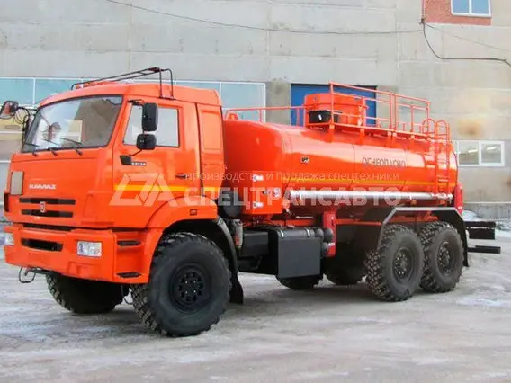 Автотопливозаправщик АТЗ-8 на шасси Камаз 5350-66 (D5) (насос НМШ 8-25 6,3/25)  б/у