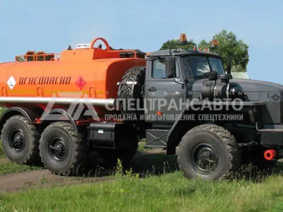 Автотопливозаправщик АТЗ-9 на шасси Урал 5557-60Е5 (насос НМШ 8-25 6,3/25)  б/у