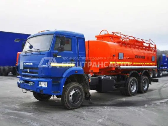Автотопливозаправщик АТЗ-16 на шасси Камаз 65224-3971-53 (насос НМШ 8-25 6,3/25)  б/у