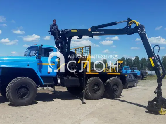 Лесовоз с КМУ Урал 5557 2025 года новый фото 2