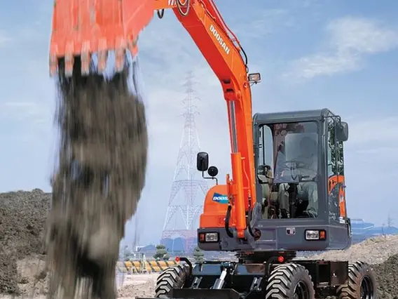 Экскаватор Doosan DX55W 2018 года новый