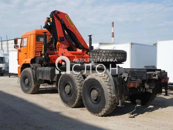 Тягач с КМУ Камаз 65222 2025 года новый фото 3