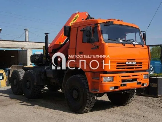 Тягач с КМУ Камаз 65222 2025 года новый
