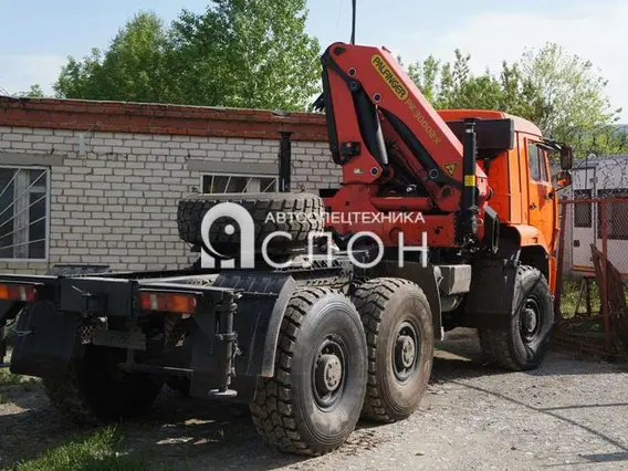 Тягач с КМУ Камаз 65222 2025 года новый фото 9