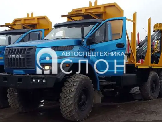Лесовоз с КМУ Урал 4320 NEXT 2025 года новый фото 7