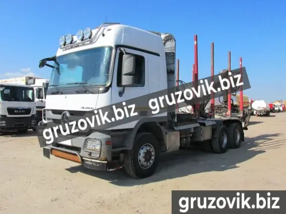 Лесовоз с КМУ Mercedes-Benz Actros 2014 года б/у