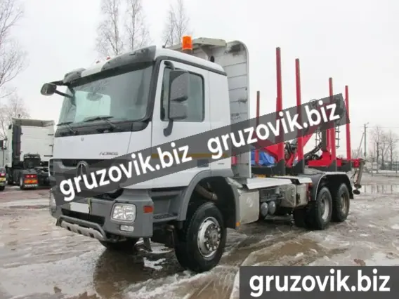 Лесовоз с КМУ Mercedes-Benz Actros 2020 года новый