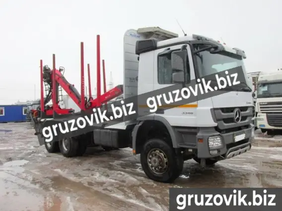 Лесовоз с КМУ Mercedes-Benz Actros 2020 года новый фото 2