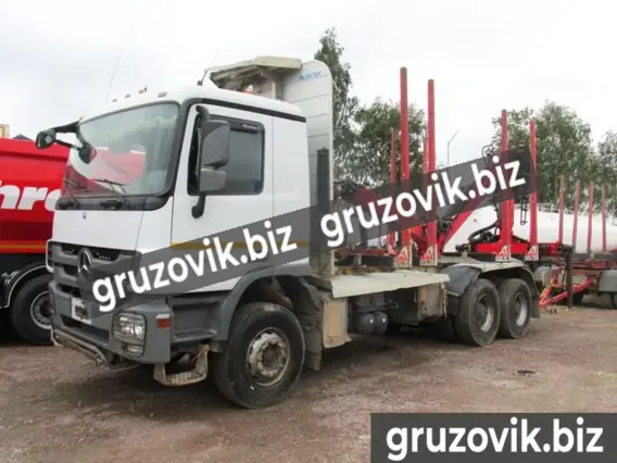 Лесовоз с КМУ Mercedes-Benz Actros 2013 года б/у