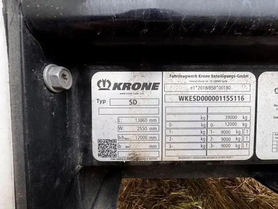 KRONE SD 2023 года б/у фото 5
