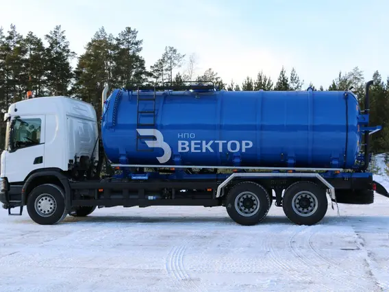 МВ Вакуумная машина МВ-20 SCANIA P340B6x4HA  б/у фото 4