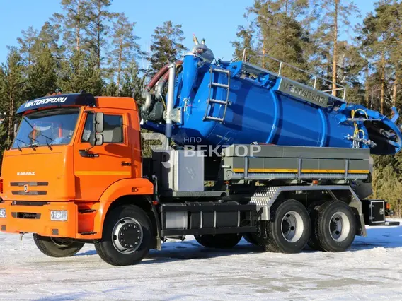 Вакуумная автоцистерна Камаз 65115  б/у фото 2