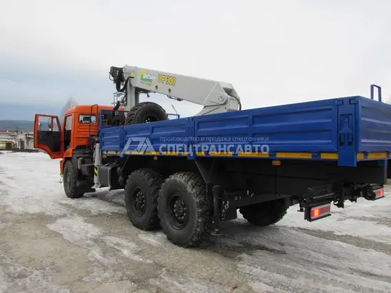 Самопогрузчик Бортовой КамАЗ 43118-50 с КМУ DongYang 1926 (КПП ZF9)  б/у