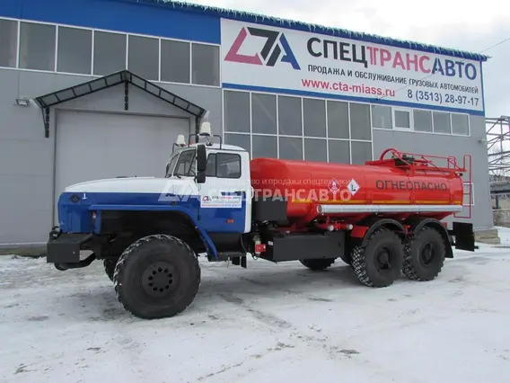 Бензовоз АЦ-10 на шасси Урал 4320-60 (насос НЦС-50) б/у