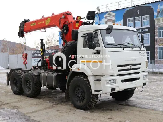 Тягач с КМУ Камаз 43118 2025 года новый