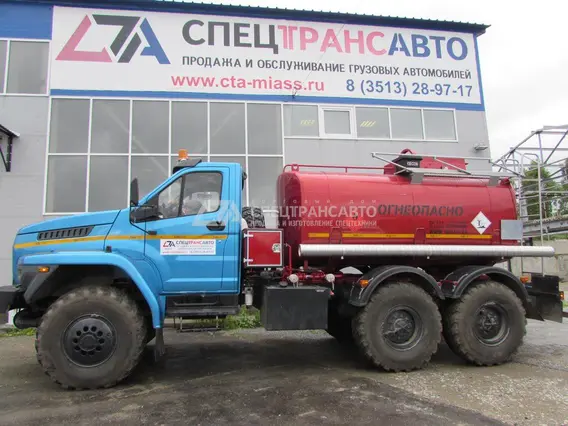 Автотопливозаправщик АТЗ-10 на шасси Урал NEXT 4320-74Е5 (насос НМШ 8-25 6,3/25) б/у