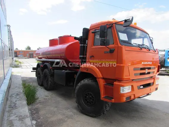 Бензовоз АЦ-10 на шасси Камаз 43118-50 (насос НЦС-50) б/у