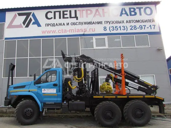 Лесовоз с КМУ Урал Next 5557 б/у