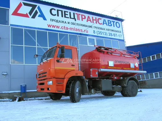 Автотопливозаправщик АТЗ-10,5 Камаз 53605-48 (A5) (насос СВН-80)  б/у