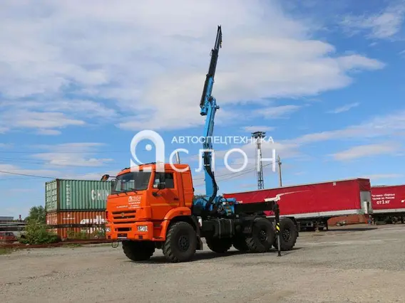 Тягач с КМУ Камаз 5350 2025 года новый фото 3