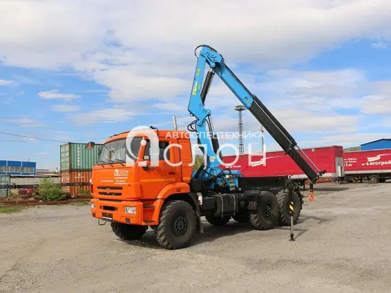 Тягач с КМУ Камаз 5350 2025 года новый фото 8