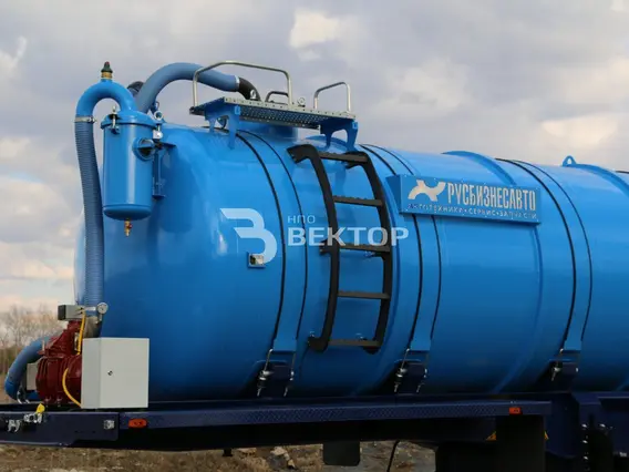 Полуприцеп-цистерна вакуумная ППЦ 28  б/у фото 15