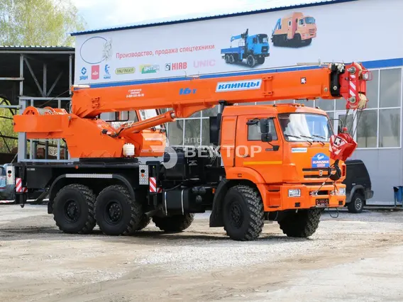 Автокран Автокран Клинцы КС-35719-7-02 (16 тонн) на шасси КАМАЗ-43118  б/у фото 2