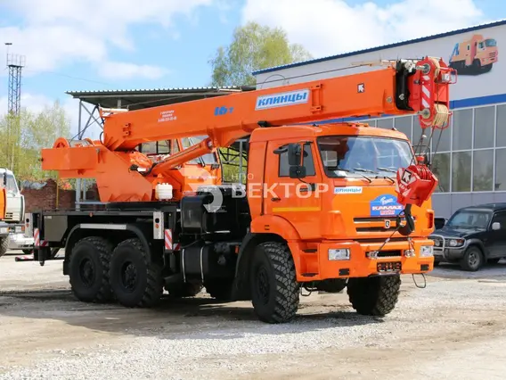 Автокран Автокран Клинцы КС-35719-7-02 (16 тонн) на шасси КАМАЗ-43118  б/у фото 3
