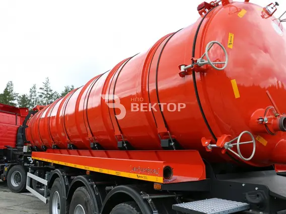 Полуприцеп-цистерна вакуумная ВЕКТОР ППЦВ-30ОД  б/у фото 21