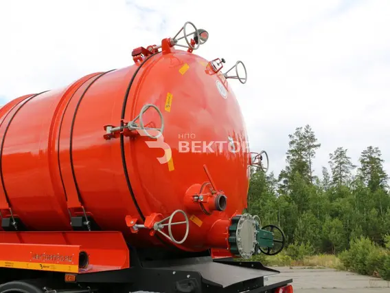 Полуприцеп-цистерна вакуумная ВЕКТОР ППЦВ-30ОД  б/у фото 24