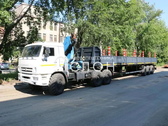 Тягач с КМУ Камаз 5350 2025 года новый фото 18