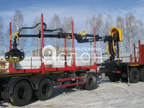 Лесовоз с КМУ Камаз 43118 2025 года новый фото 3